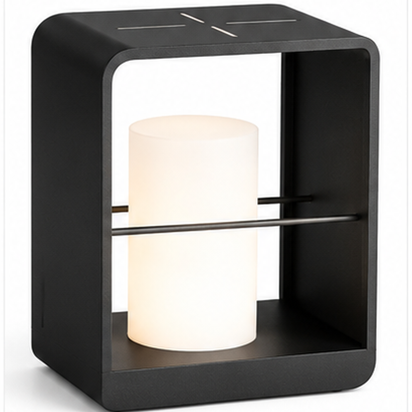 Rectangular Outdoor Waterproof Solar Powered LED Lantern Light
