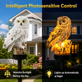 Waterproof Solar Owl Stake Light