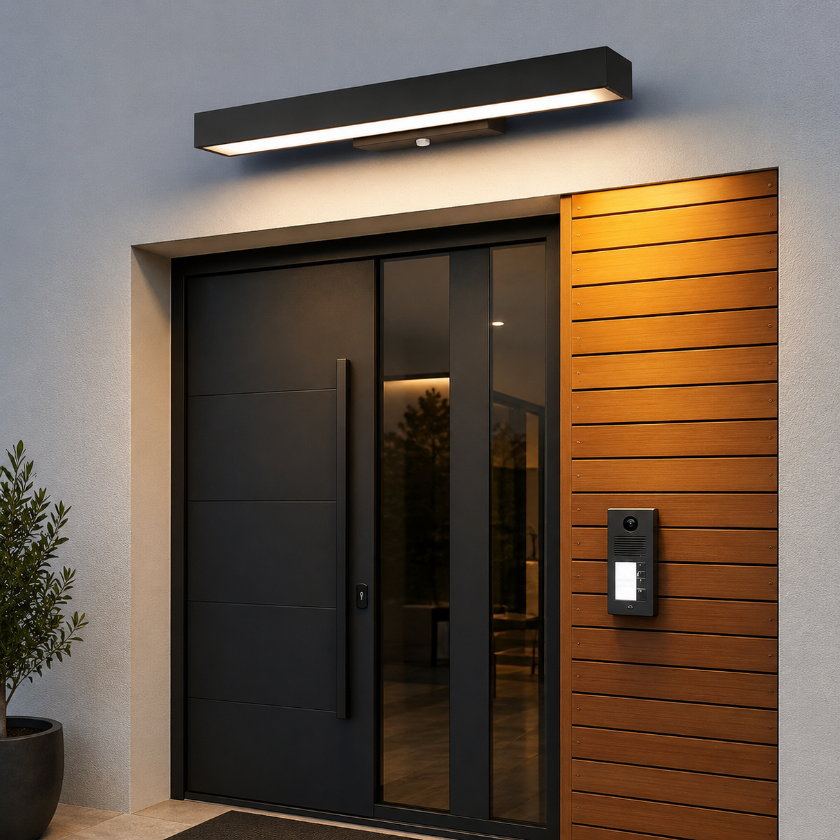 Outdoor LED Waterproof Stainless Steel Wall Light