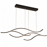Lola Long Strip LED Ceiling Chandelier Pendant Light