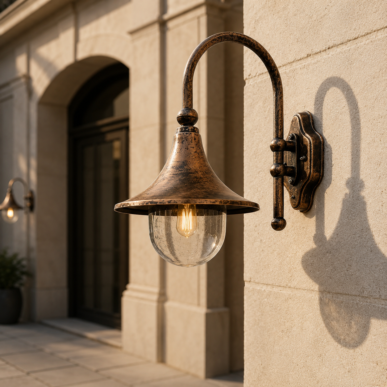Retro Vintage Waterproof Wall Lamp