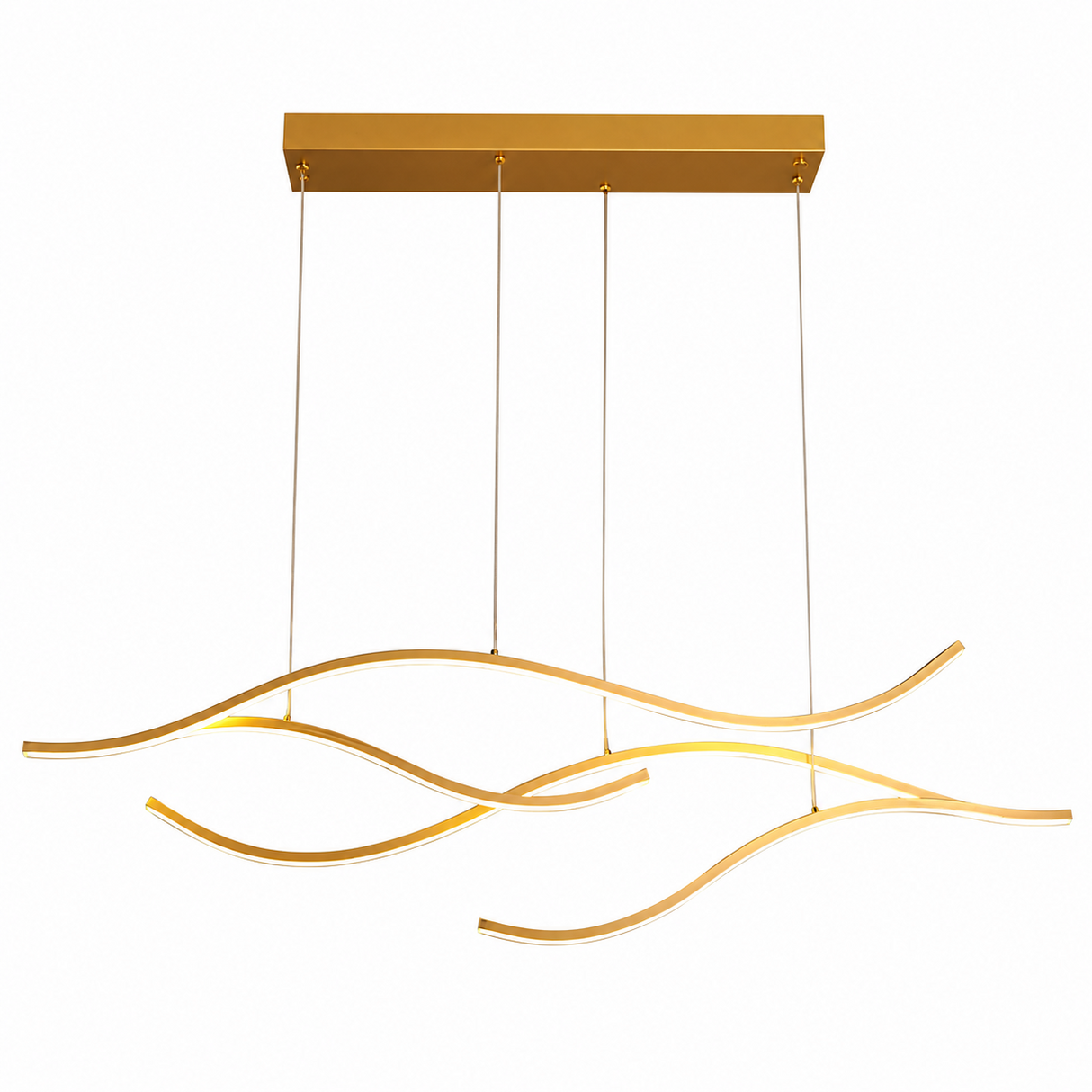 Lola Long Strip LED Ceiling Chandelier Pendant Light