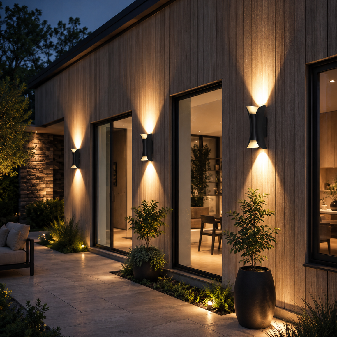 Ren Waterproof Modern LED Wall Light