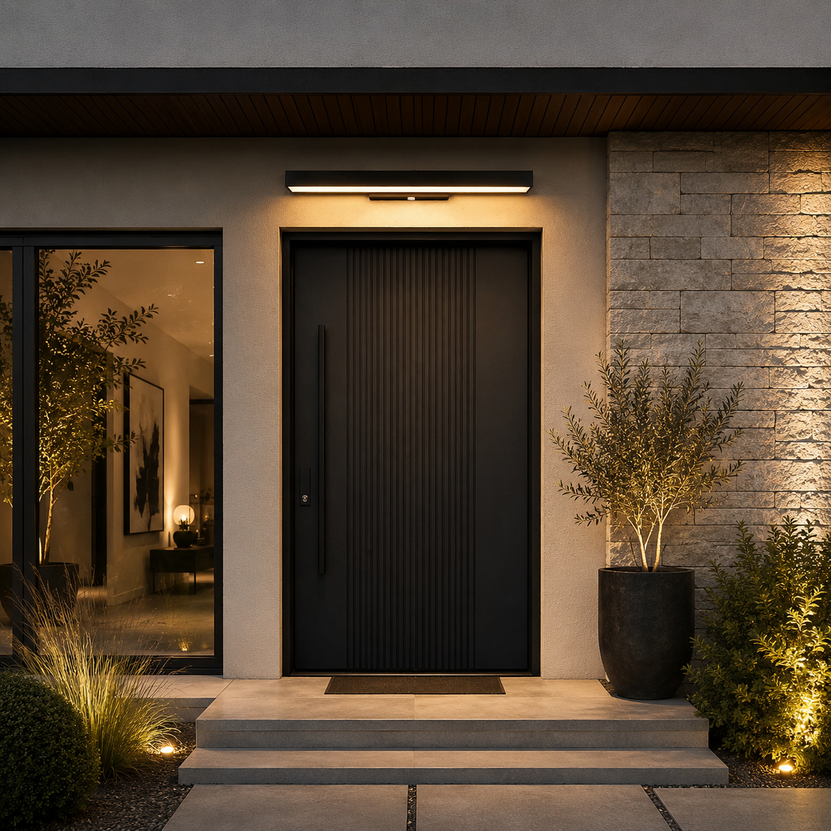Outdoor LED Waterproof Stainless Steel Wall Light