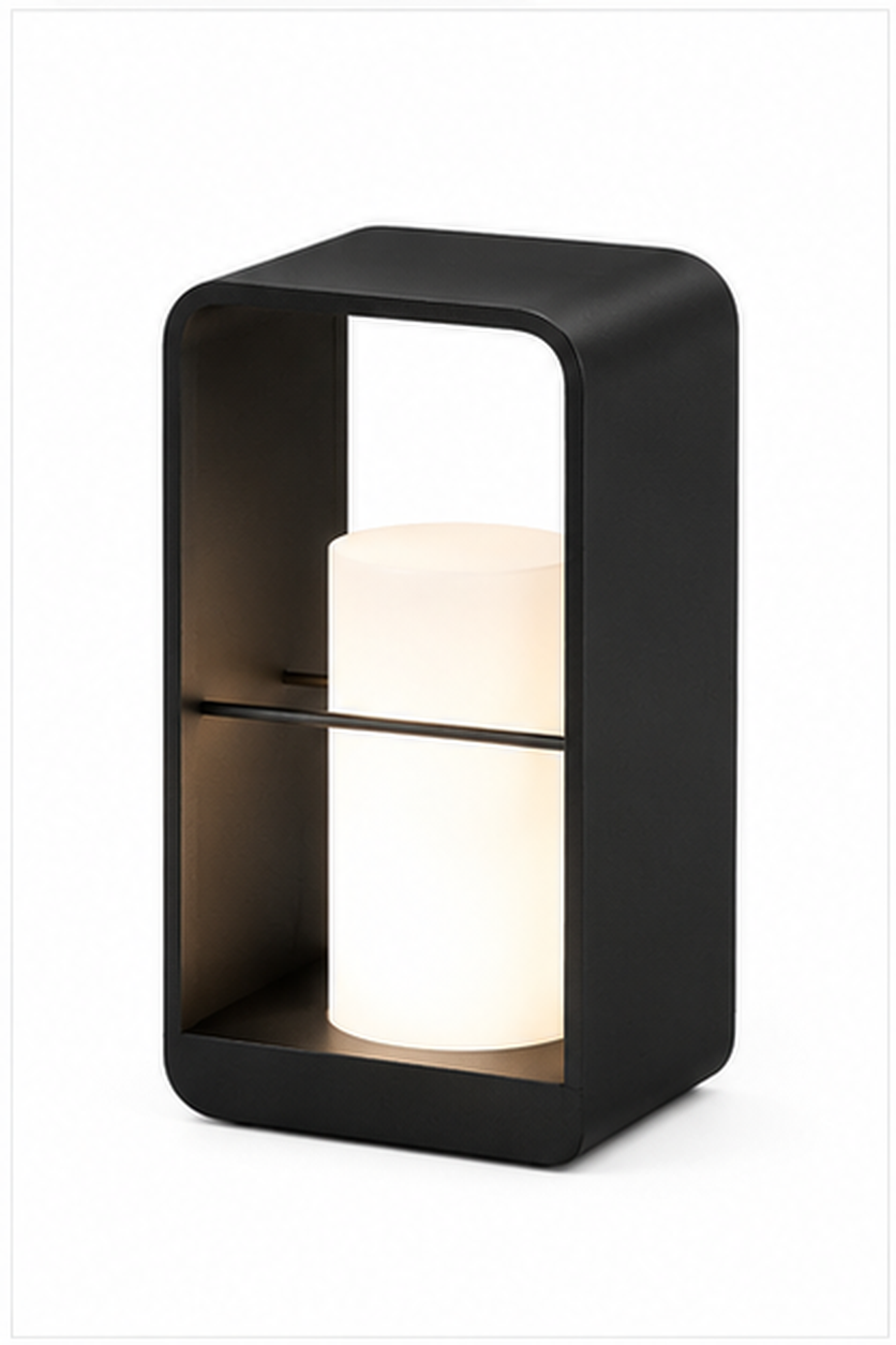 Rectangular Outdoor Waterproof Solar Powered LED Lantern Light