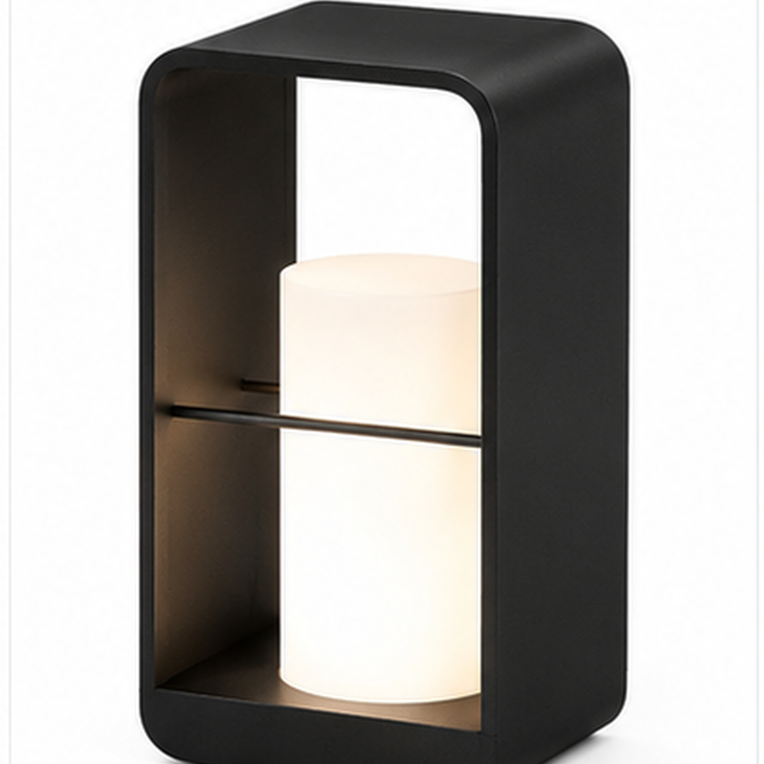Rectangular Outdoor Waterproof Solar Powered LED Lantern Light