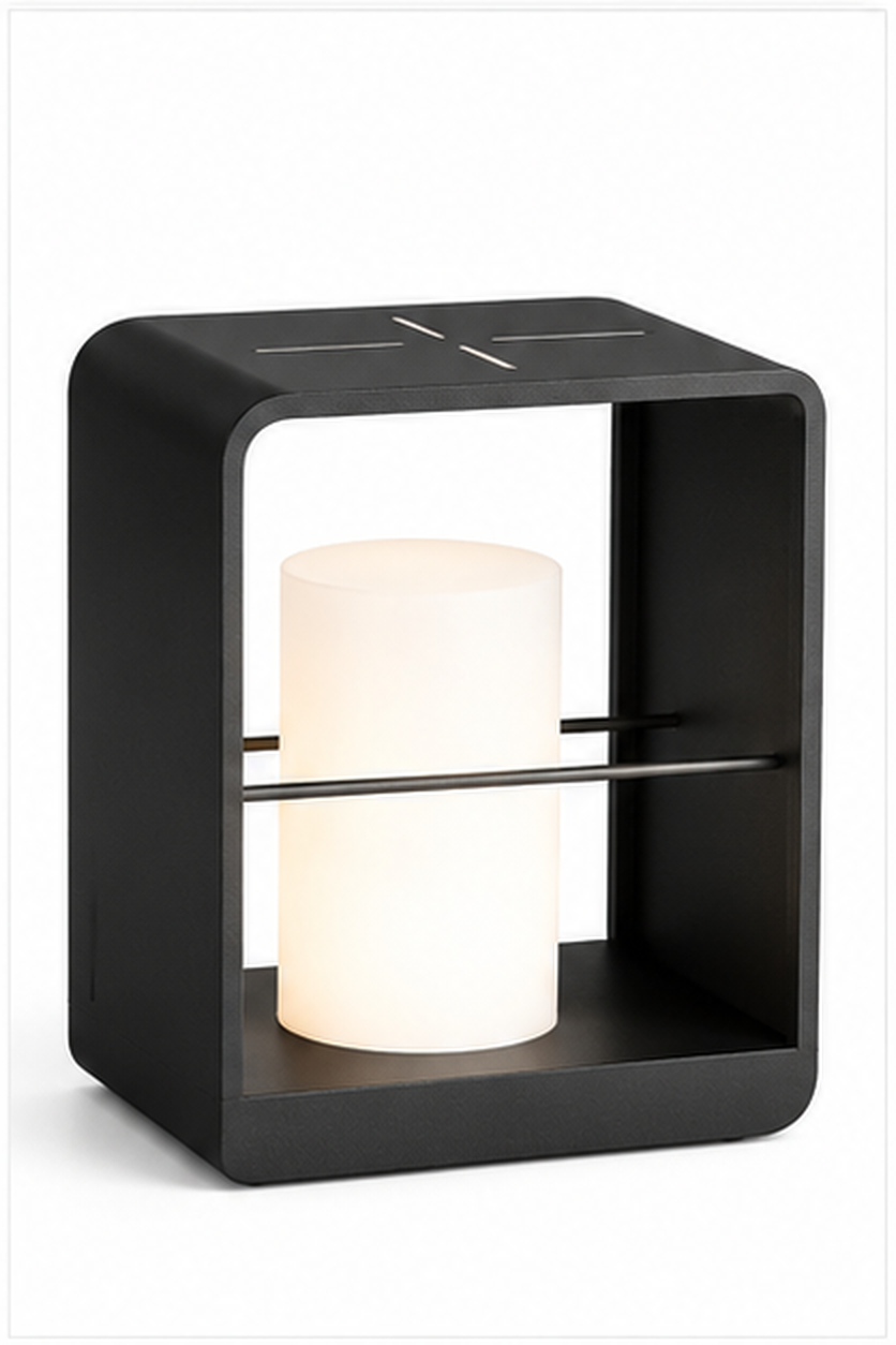 Rectangular Outdoor Waterproof Solar Powered LED Lantern Light