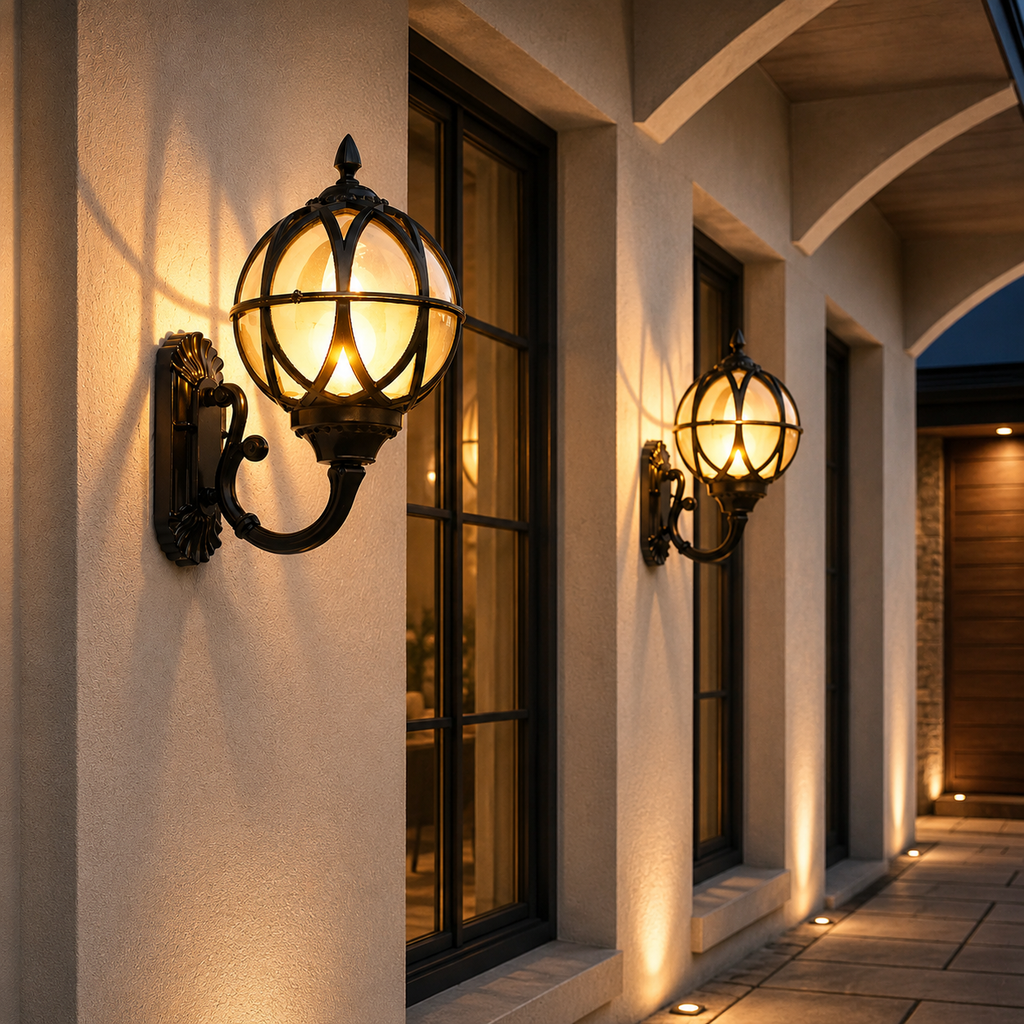 Vintage Outdoor Waterproof Wall Lamp Light
